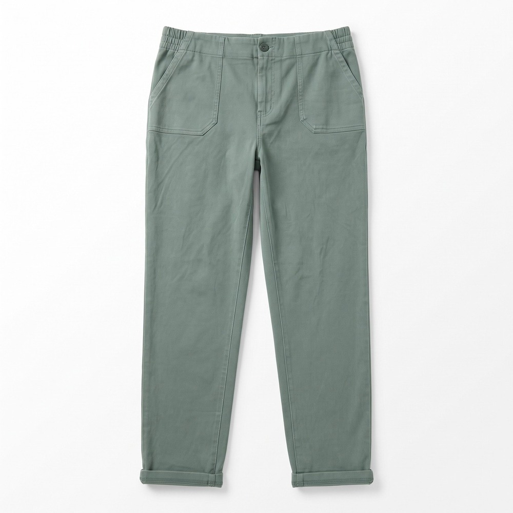 32 Heat Womens M Sage Green Utility Pants Athleisure Casual Stretch Trousers